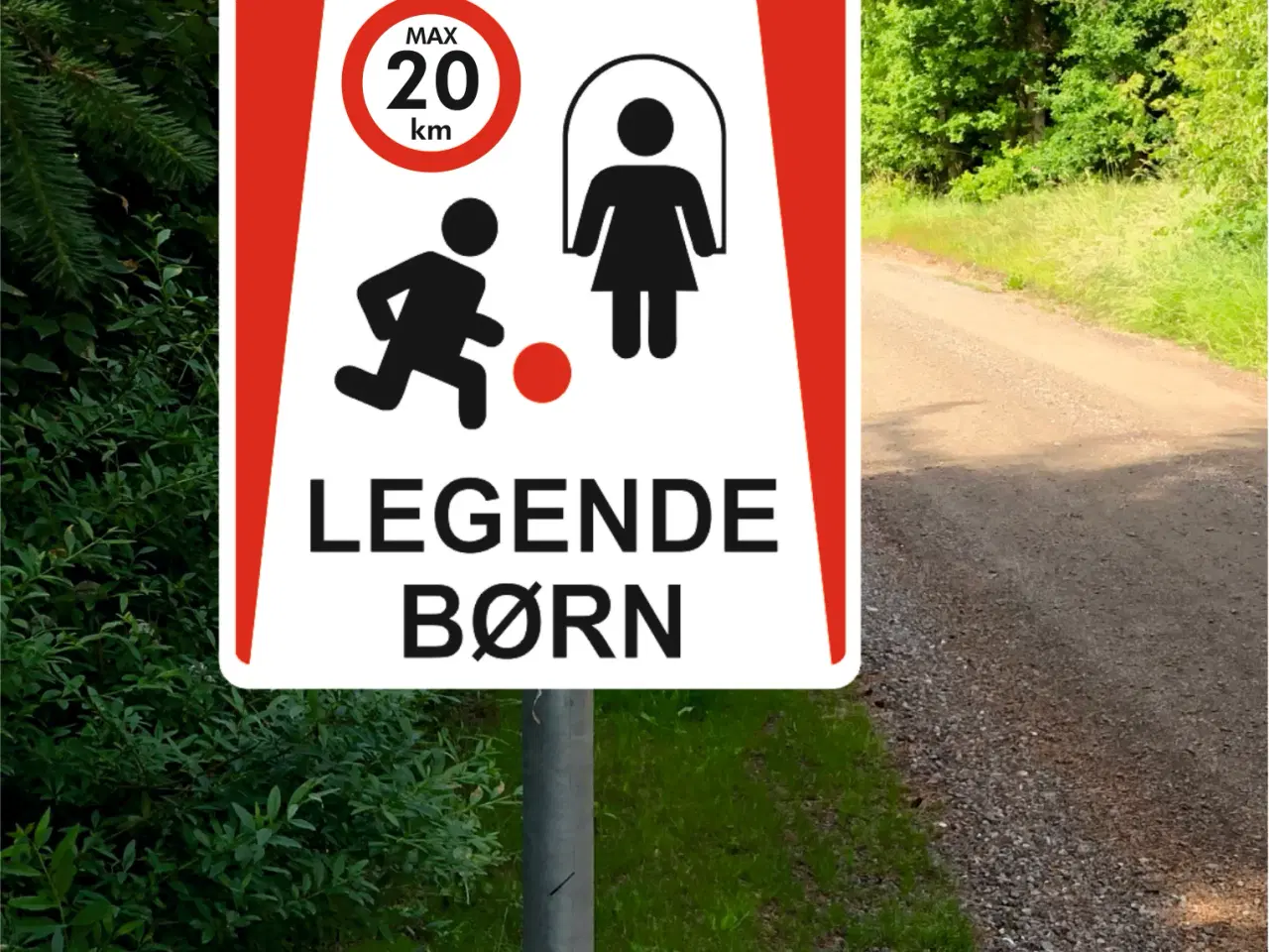Billede 2 - Skilte "Pas På - Legende børn"   SPAR 40 %  Legend
