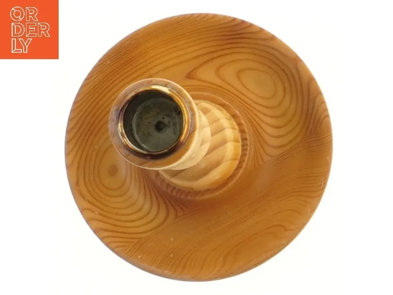 Billede 3 - Træ lysestage (str. 19 cm)