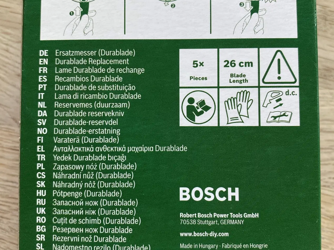 Billede 4 - Bosch plastknive til ART 26-18 LI græstrimmer