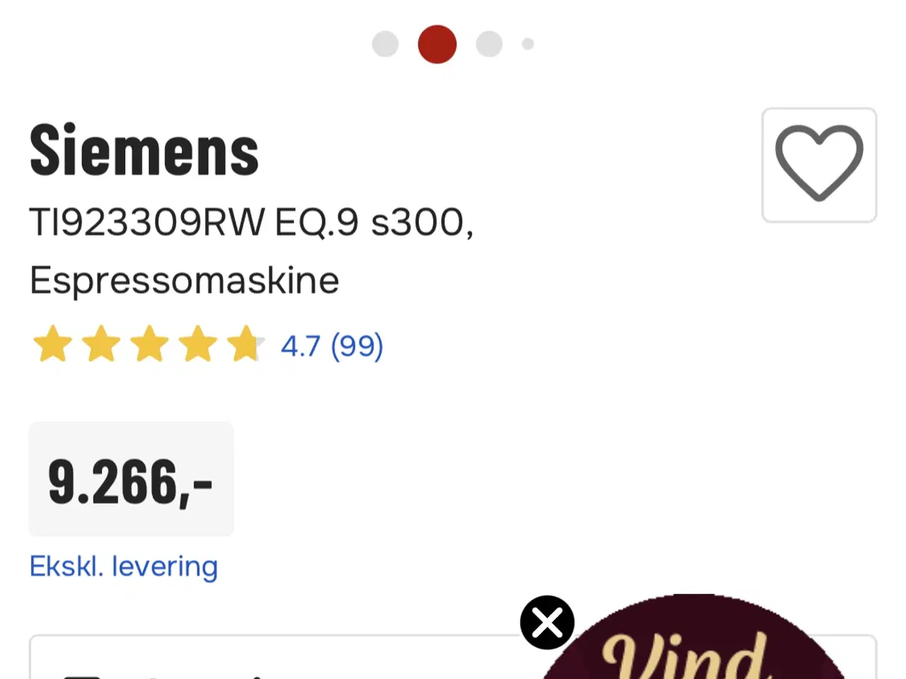 Billede 11 - Siemens EQ9-S300 kaffemaskine