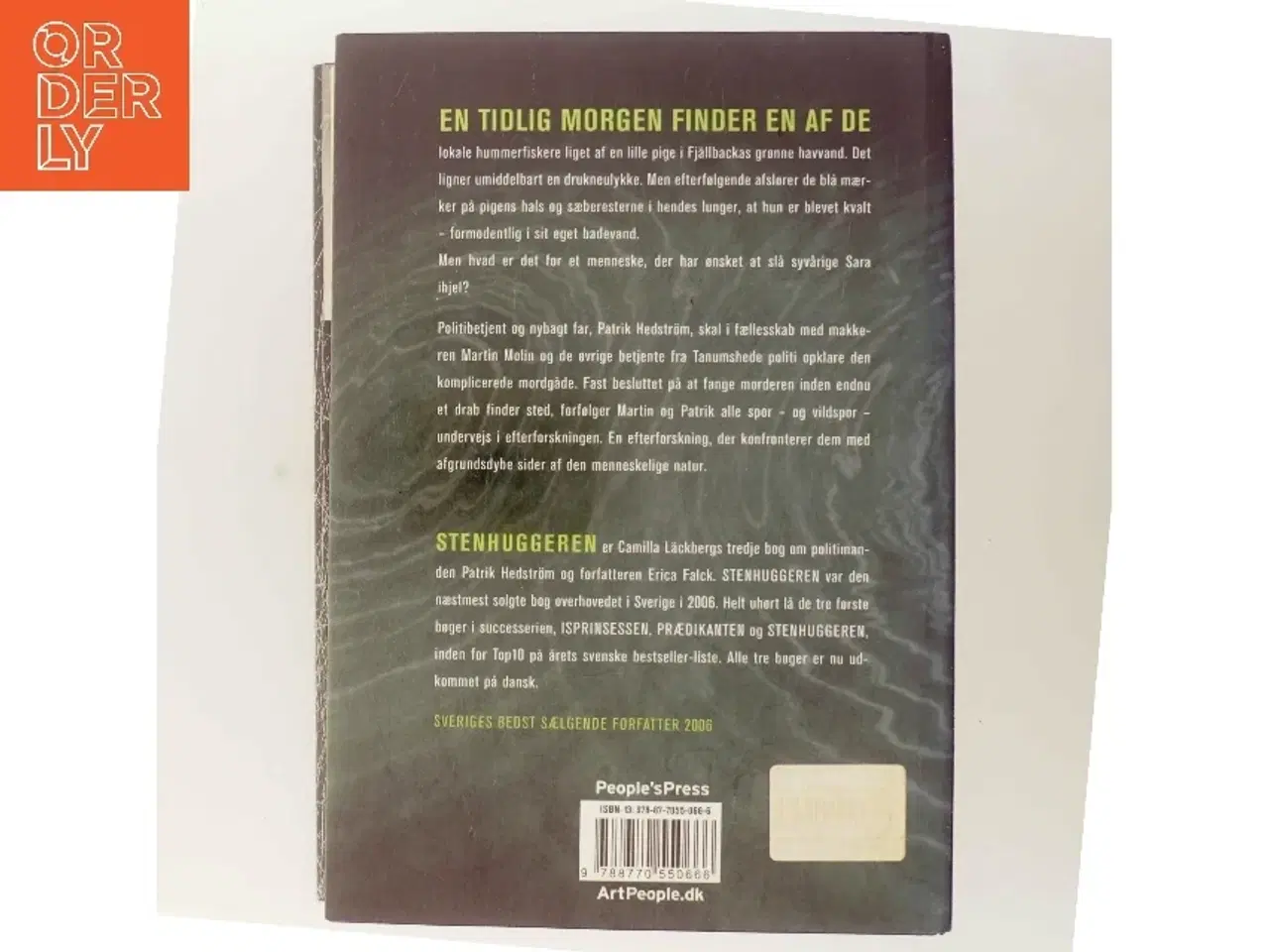 Billede 3 - Stenhuggeren : kriminalroman af Camilla Läckberg (Bog)