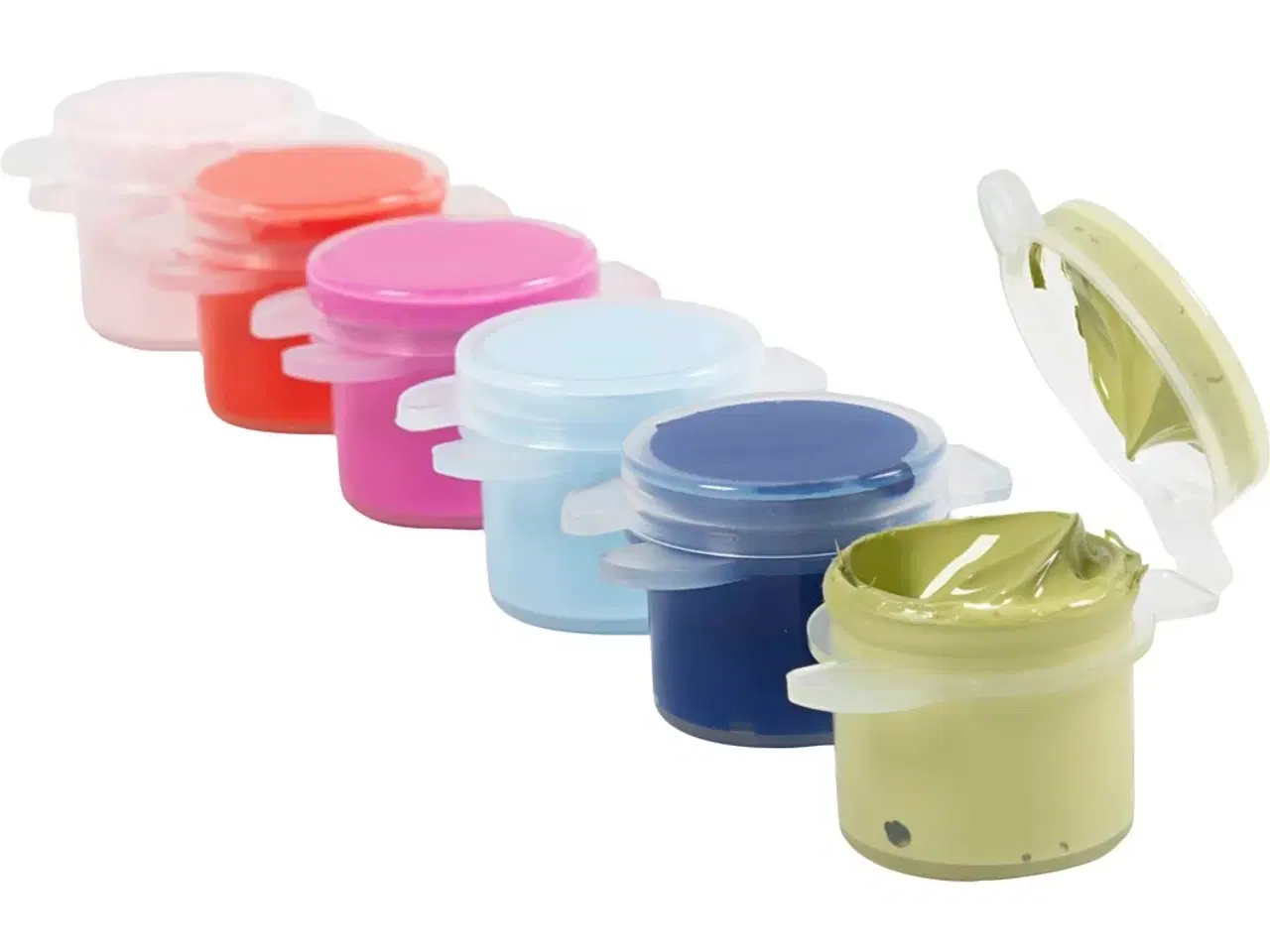 Billede 1 - Plus Color Hobbymaling, stærke farver, 6x5 ml/ 1 pk.