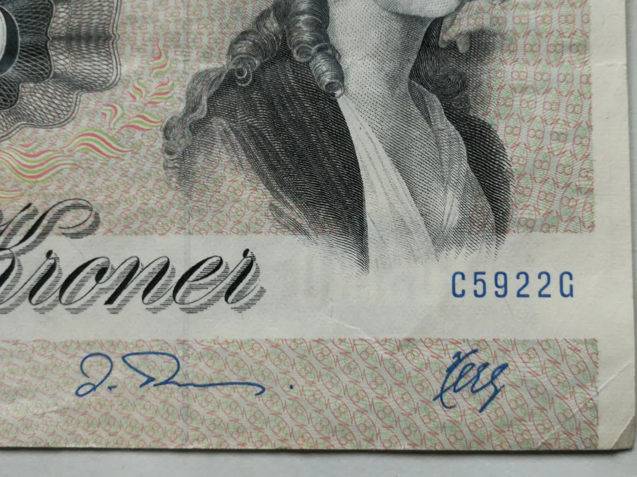 Billede 2 - 1000 kr seddel 1992