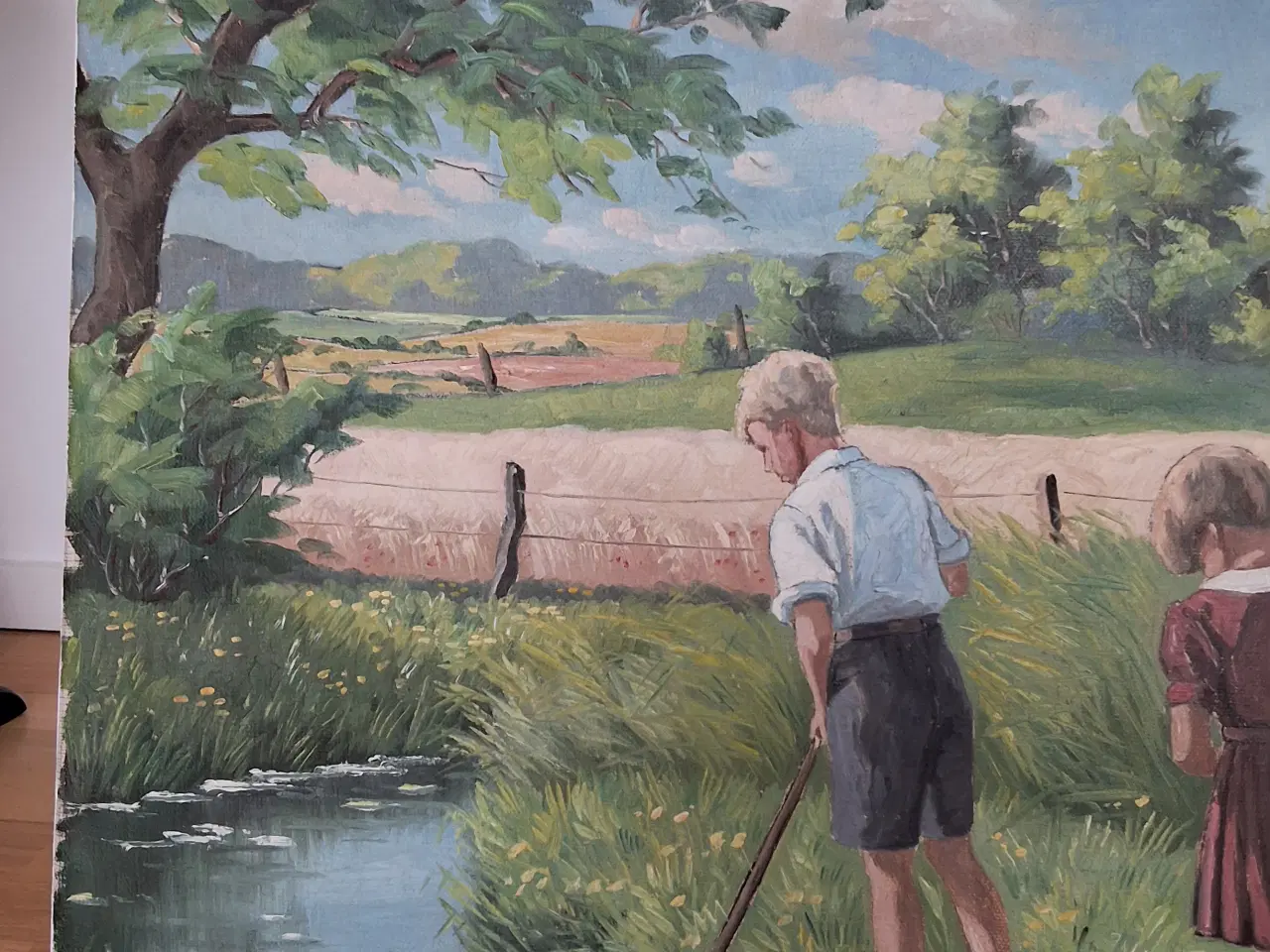 Billede 2 - Et smukt, unikt oliemaleri