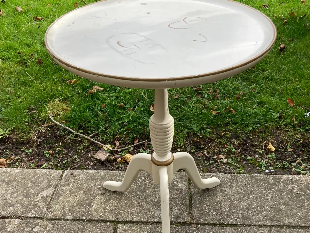 Billede 1 - Rundt pidestal bord