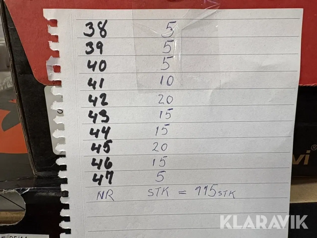 Billede 10 - Arbejdssko - assoteret type - 115 styks i alt