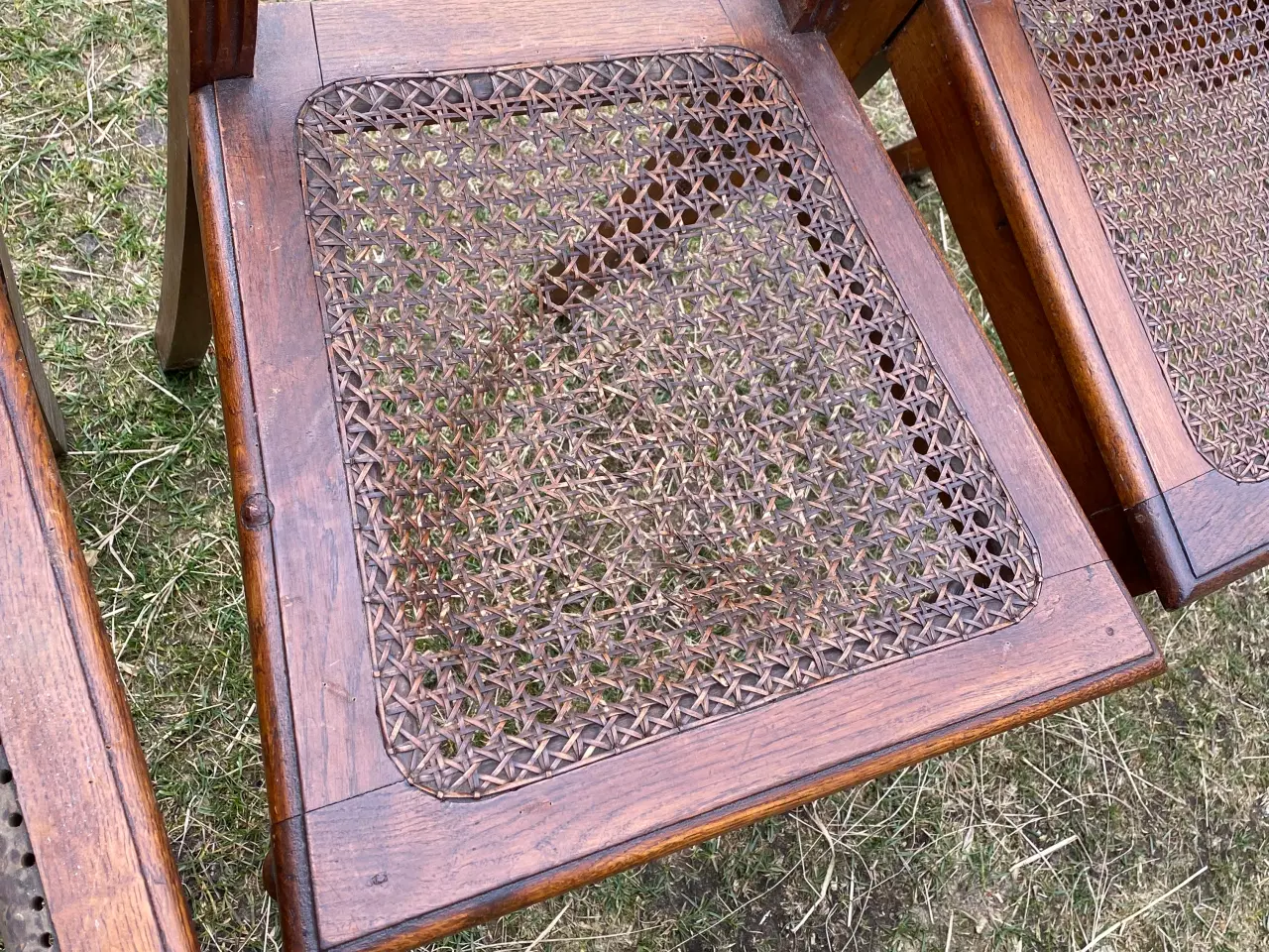 Billede 3 - Antikke spisebordsstole 4 stk