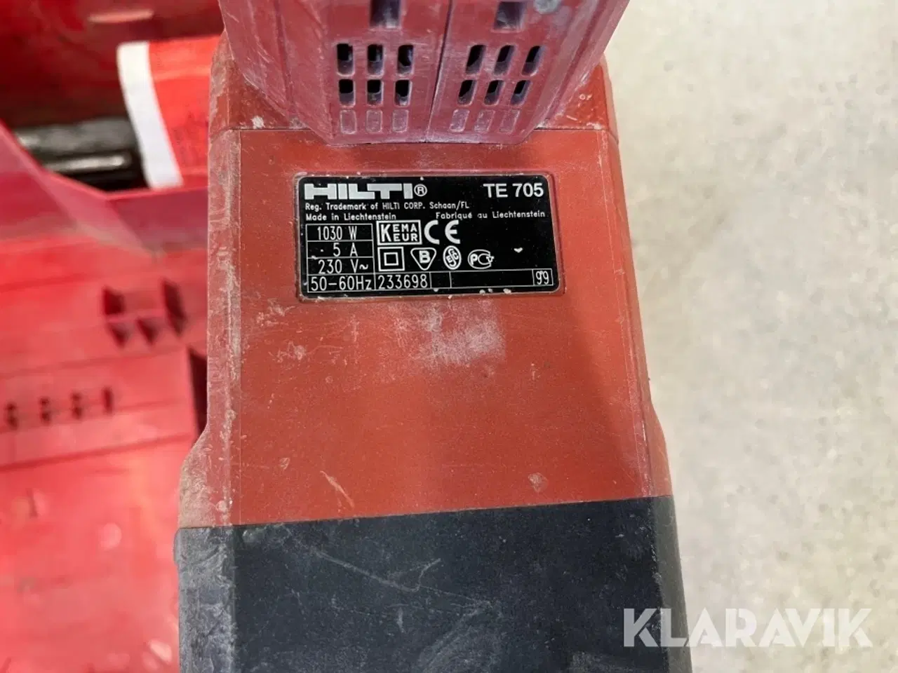 Billede 3 - El værktøj Hilti/Makita Te705/6842
