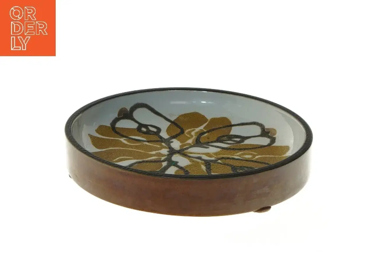 Billede 3 - Runde vase med mønster fra Royal Copenhagen (str. Ø 20 cm)