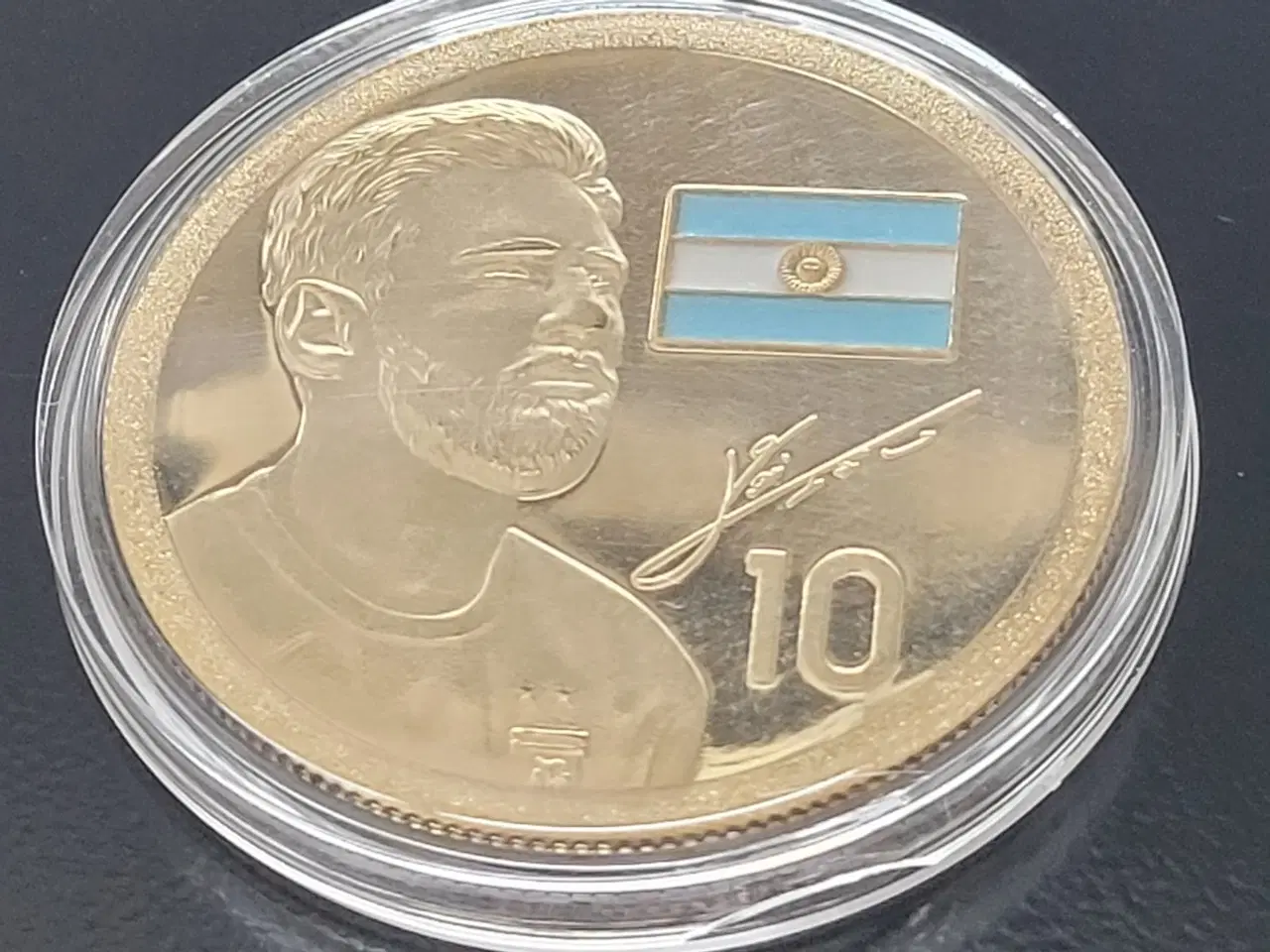 Billede 1 - Messi medalje stor og flot