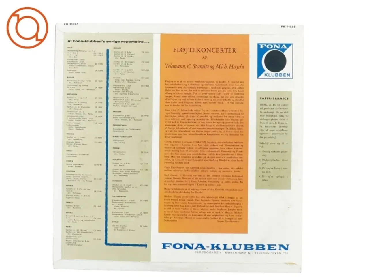 Billede 3 - Fløjte koncerter Telemann, Stamitz og Haydn (str. 30)