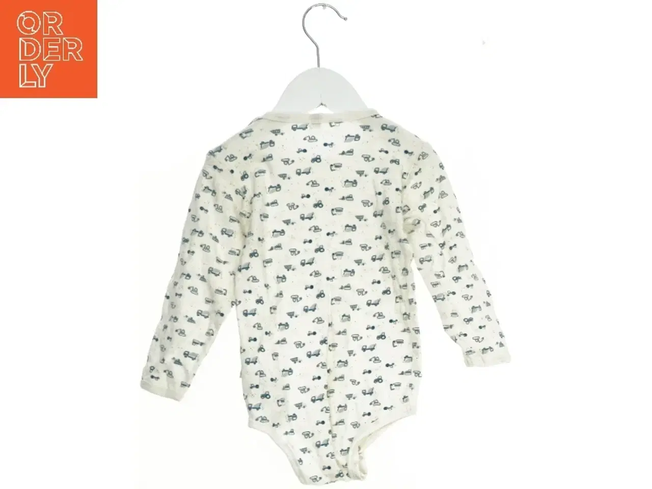 Billede 2 - Langærmet bodystocking med bil print (str. 92)