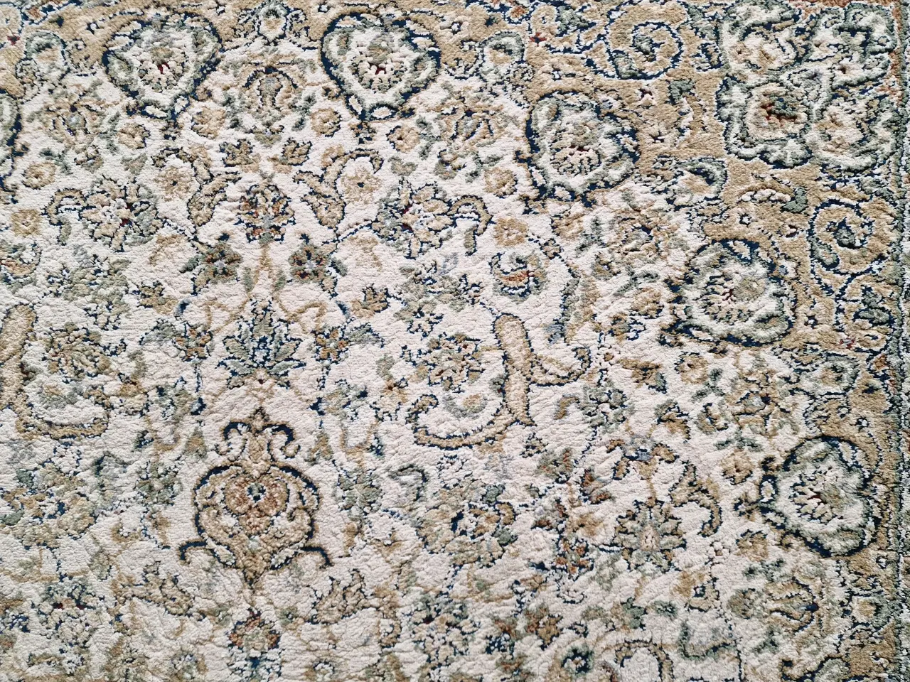 Billede 6 - Pænt Wilton tæppe med orientalske mønster.