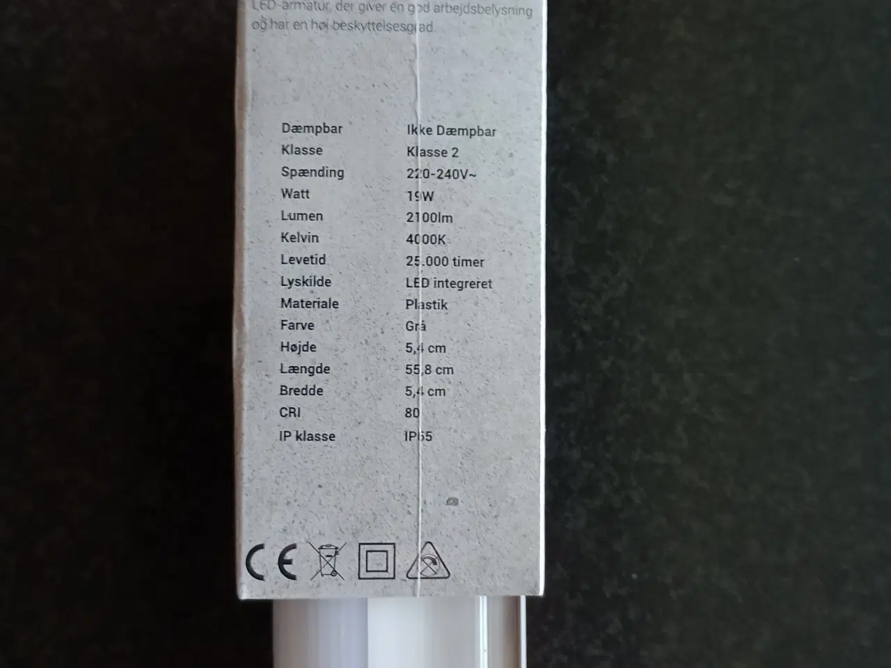Billede 2 - LED Lampe til vådrum.