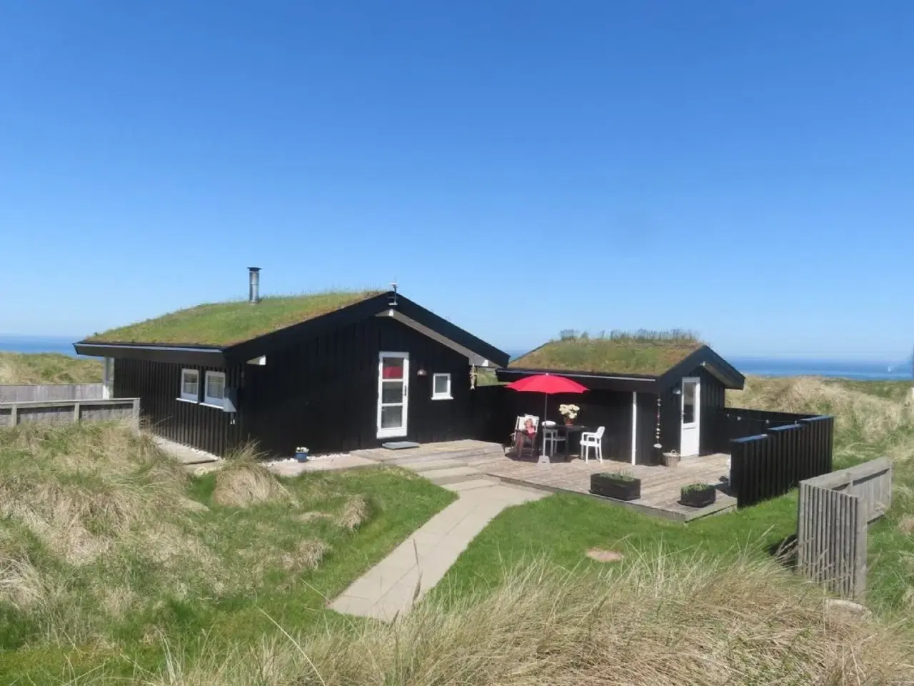 Billede 1 - Blokhus. Sommerhus til 4 personer. Panoramaudsigt over hele Jammerbugten.