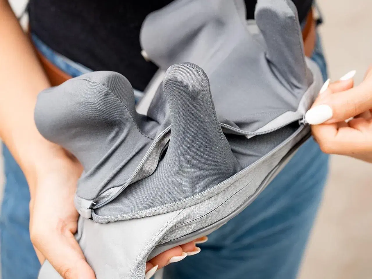 Billede 8 - Silax genopladeligt nakkemassageapparat 6 knuder (6D) - grå