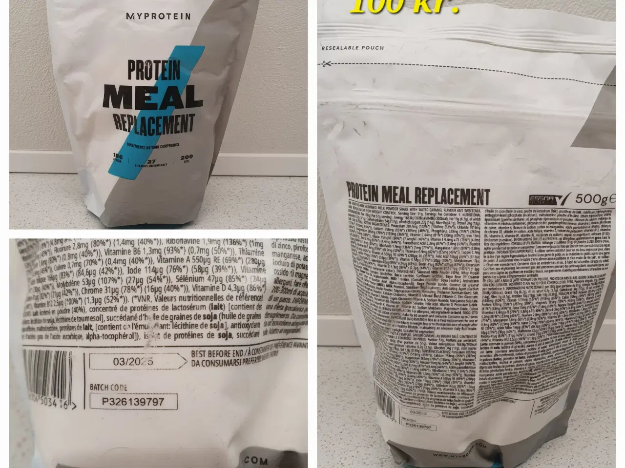 Billede 1 - Myprotein kosttilskud o.lign. Pris fra