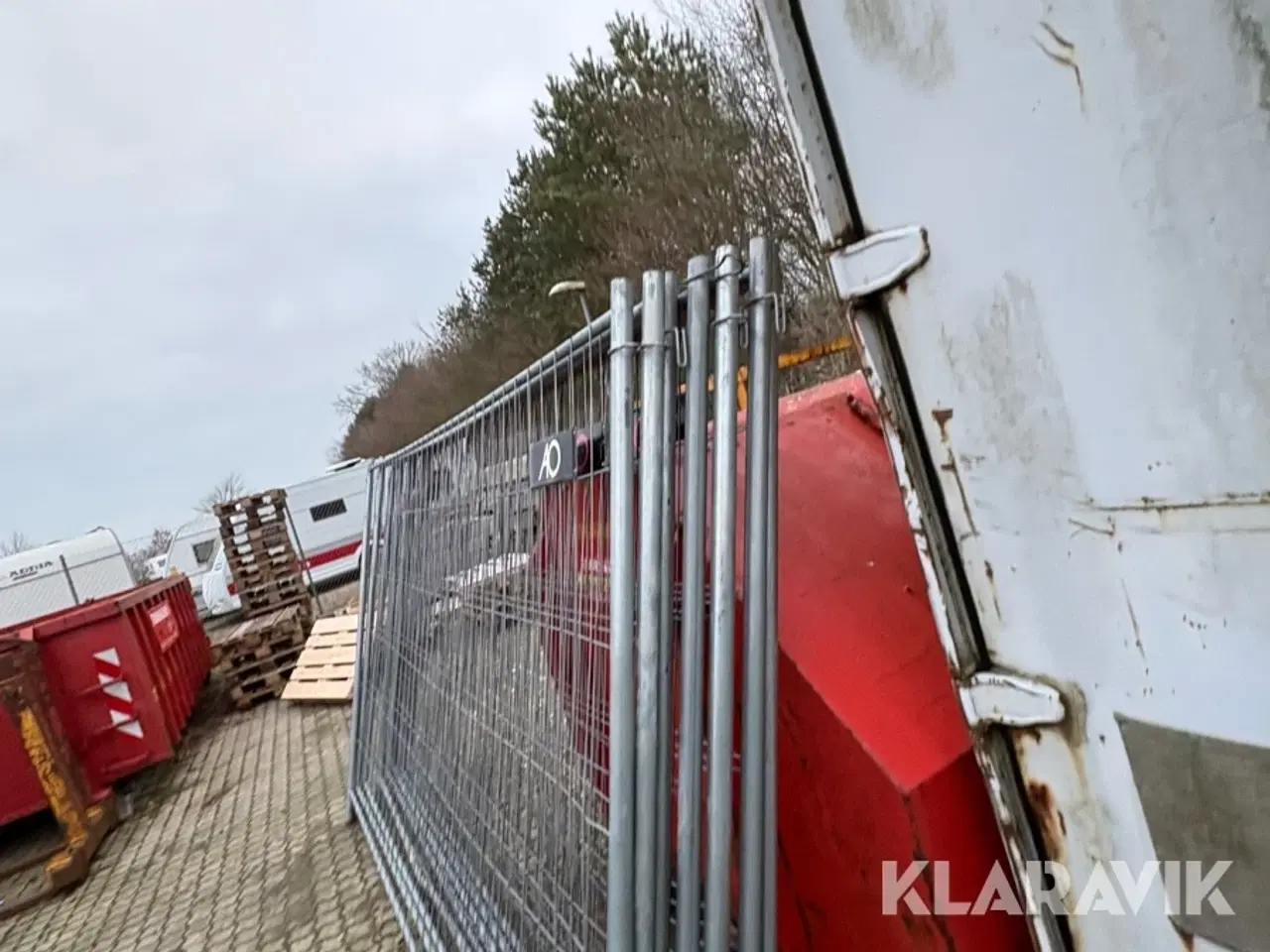 Billede 4 - Byggepladshegn med stativ 31 styk