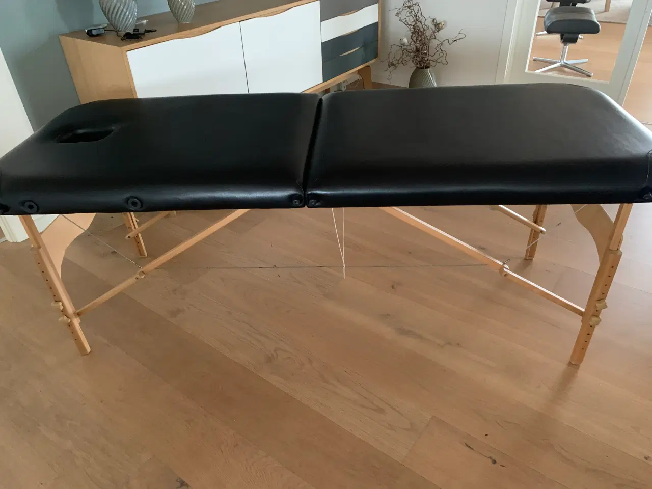 Billede 2 - Massagebriks, transportabel, sort, som ny