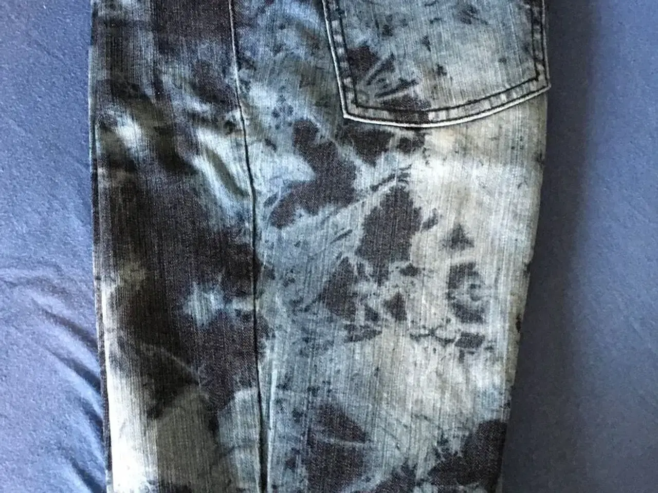 Billede 1 - Tie Dye Washed denim til salg