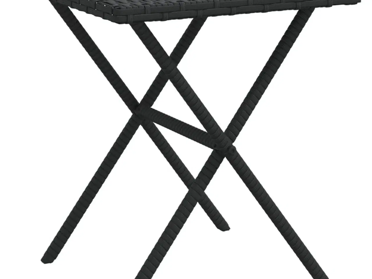 Billede 6 - Liggestole 2 stk. med bord polyrattan sort