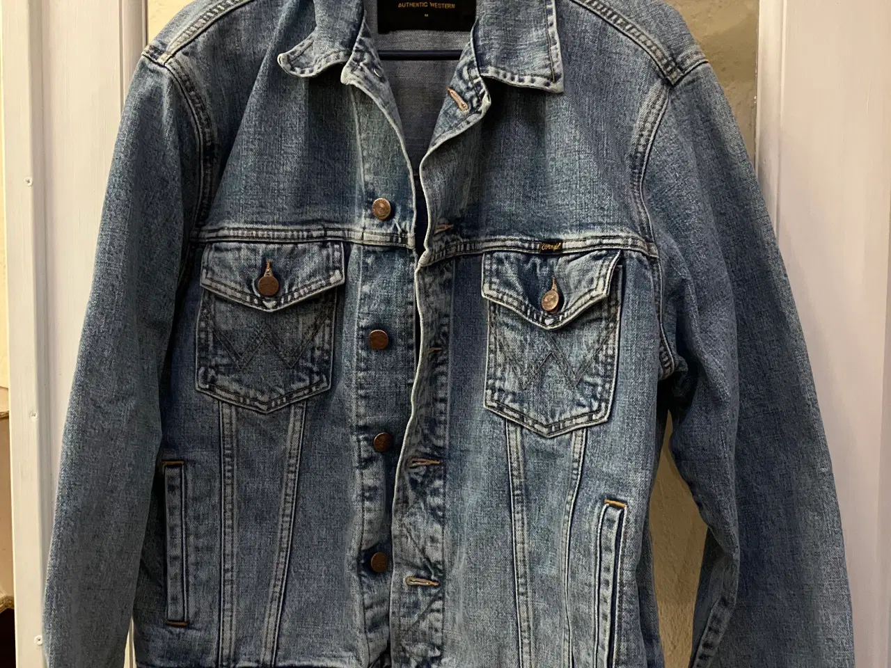 Billede 1 - Original Wrangler covboyjakke str M