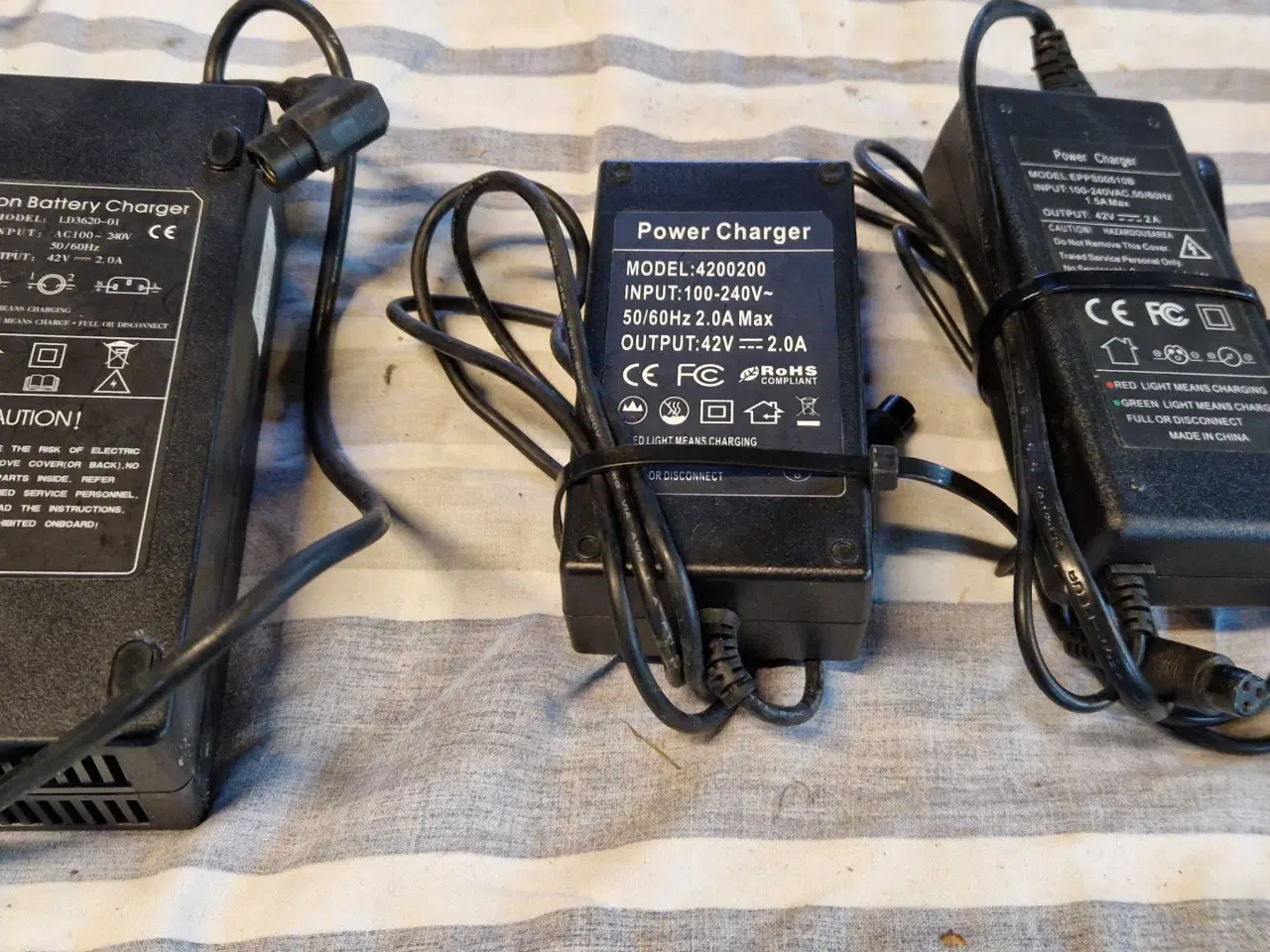 Billede 3 - Elcykel lader 36v