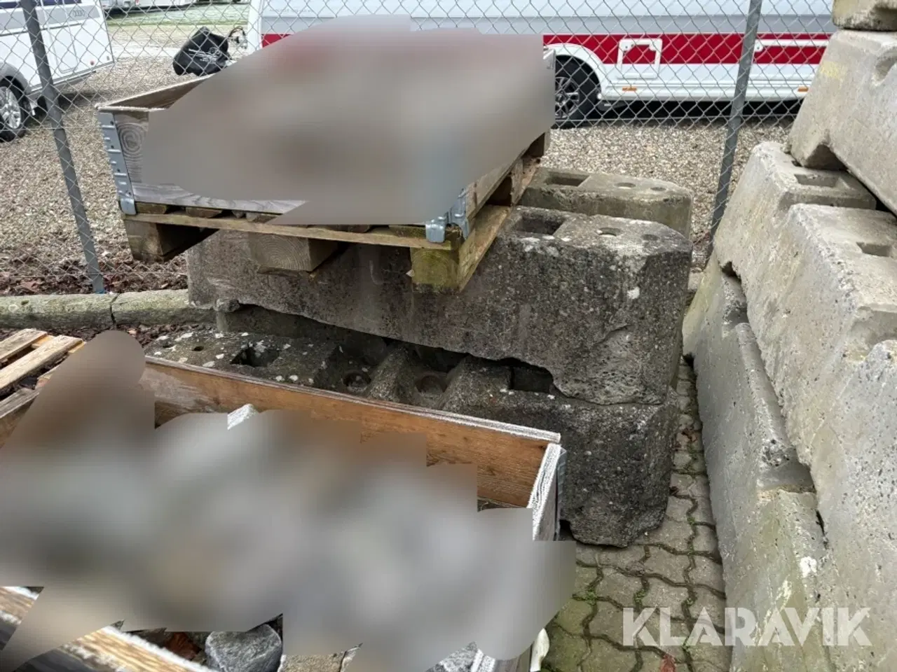 Billede 5 - Betonblokke og betonbarrierer 30 styk