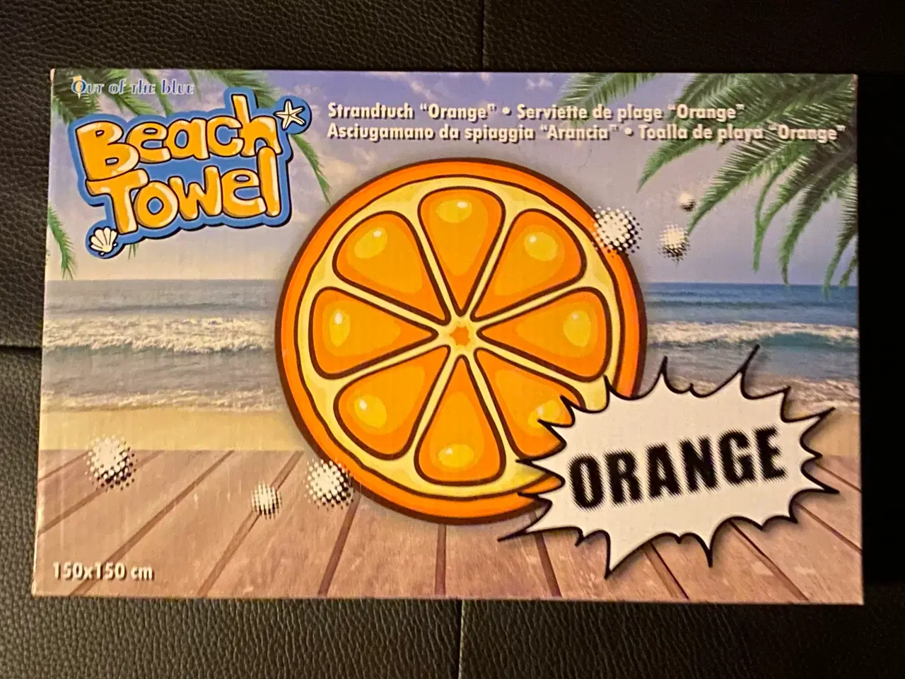 Billede 3 - Appelsin strandhåndklæde 