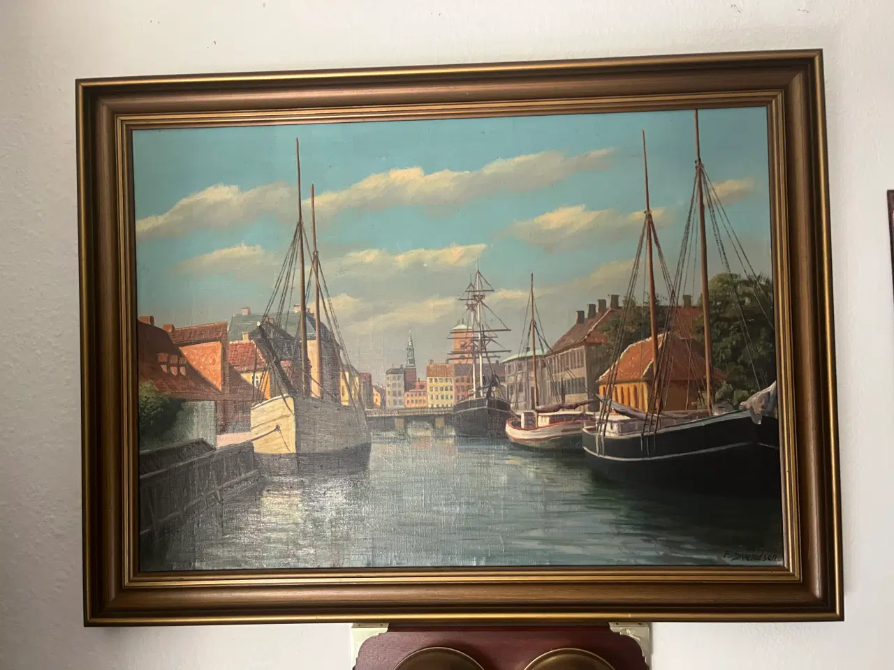 Billede 3 - Maleri af F Svendsen 