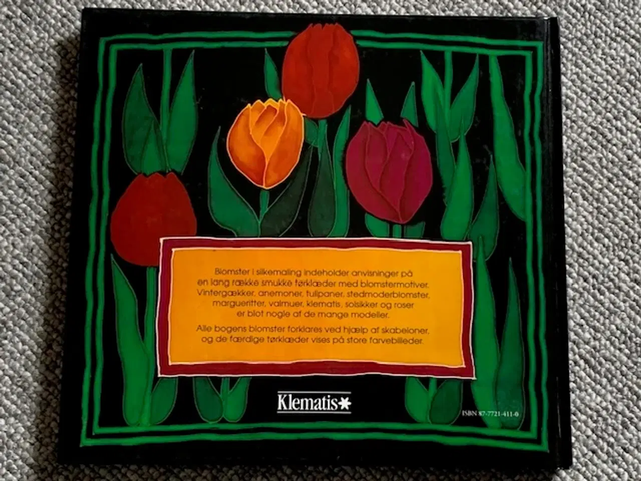 Billede 2 - Blomster i silkemaling, Vibeke Born