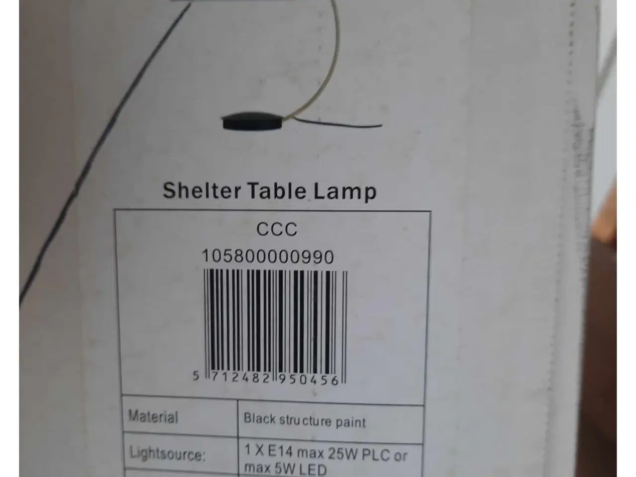 Billede 2 - BoConcept Shelter table lamp 