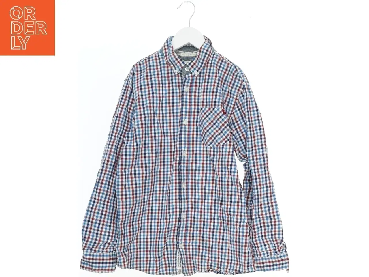 Billede 1 - Langærmet ternet skjorte fra Jasper Conran (str. 164)