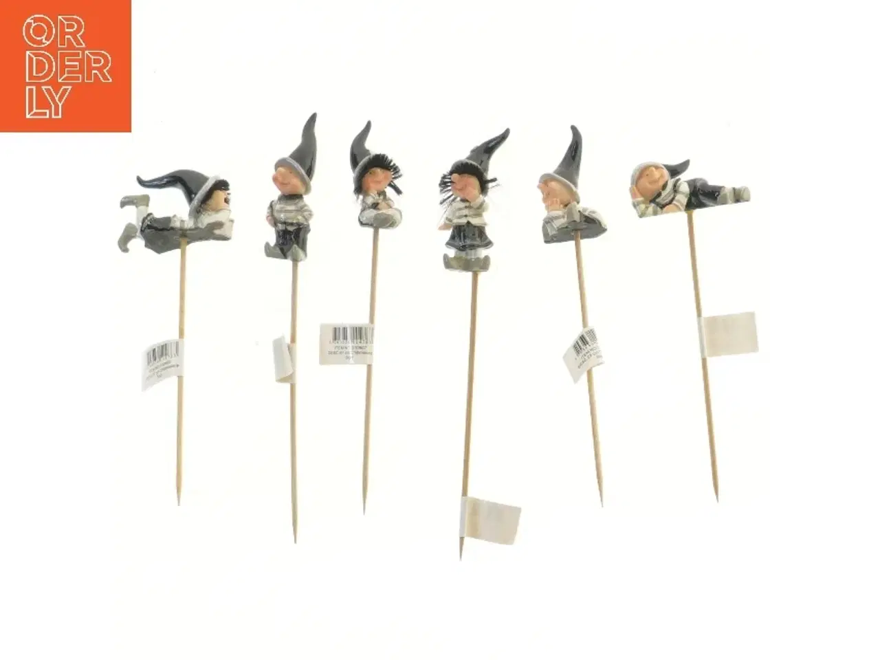 Billede 1 - Dekorative nissepinde (str. 21 cm)