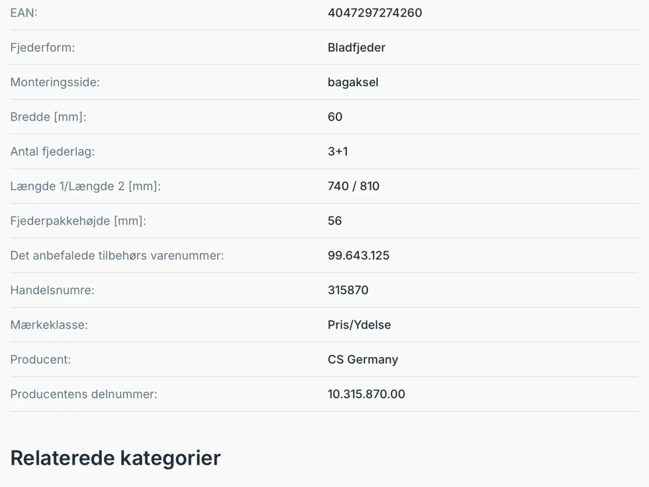 Billede 2 - Fjedre 307 mercedes 