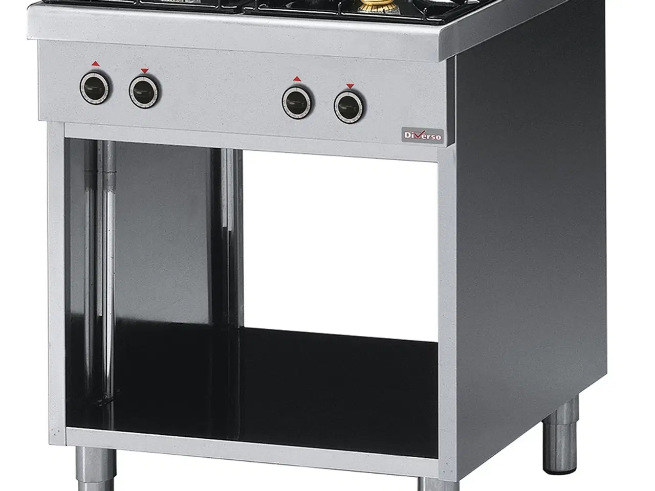 Billede 1 - Gaskomfur 4 blus (2x 3,6 kW & 2x 5 kW)