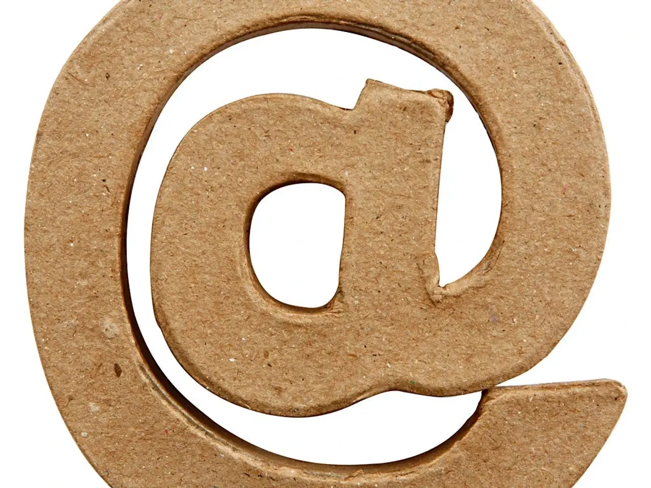 Billede 1 - Håndlavet Papmaché Tegn - 10x9 cm Dekoration