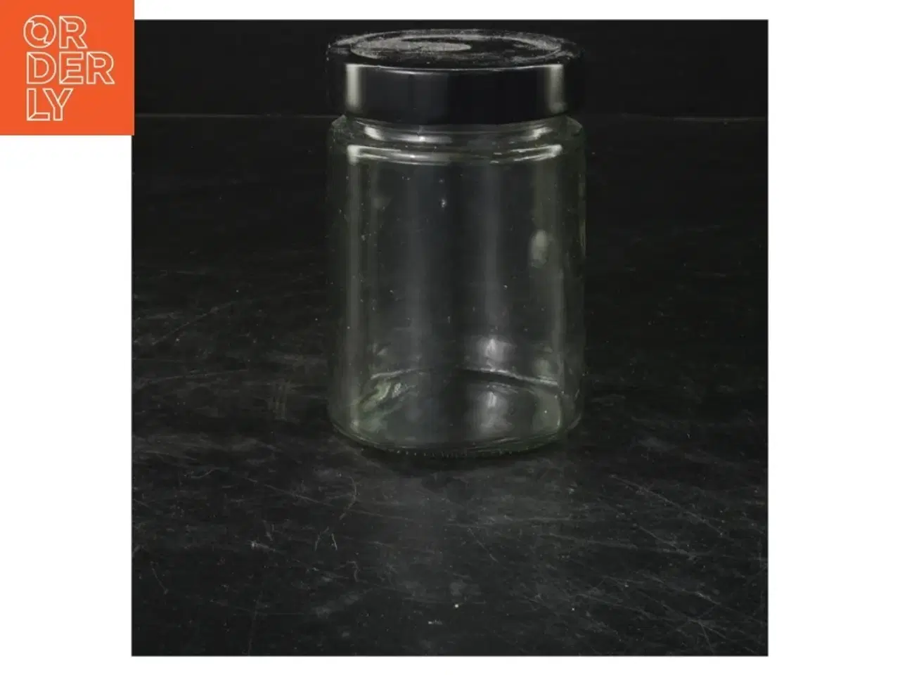 Billede 1 - Glasbeholder med låg (str. 10x7 cm)