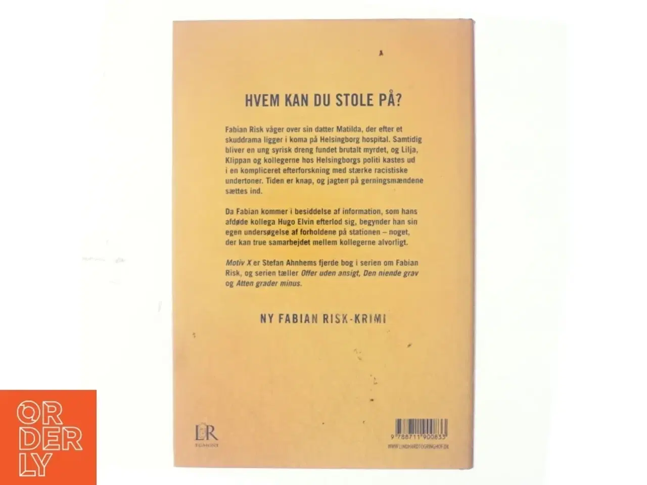 Billede 3 - Motiv X af Stefan Ahnhem (Bog)