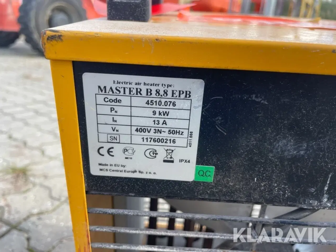 Billede 12 - Varmeblæsere Master B8.8EPB 2 styk