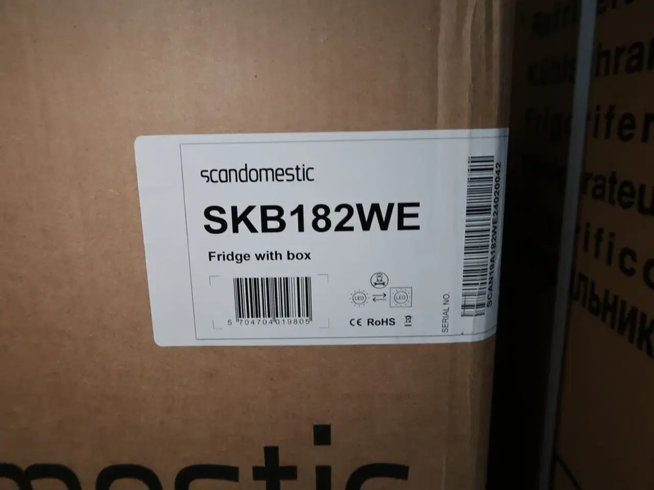 Billede 2 - Køleskab SCANDOMESTIC SKB182WE