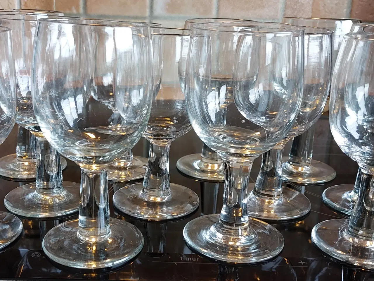 Billede 2 - 12 stk. ANTIKKE RØDVIN / PORTERGLAS 