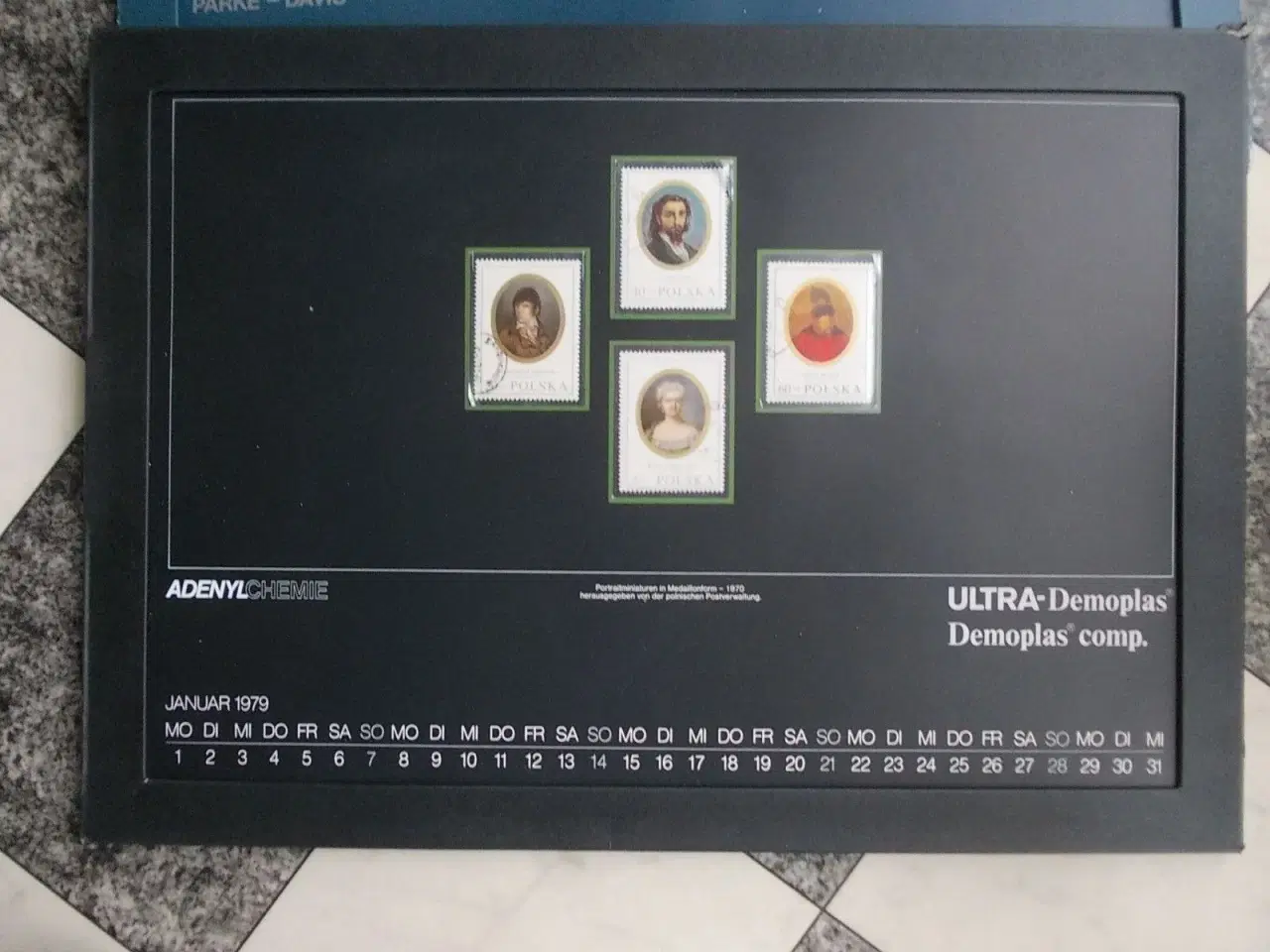 Billede 1 - Frimærke kalendere