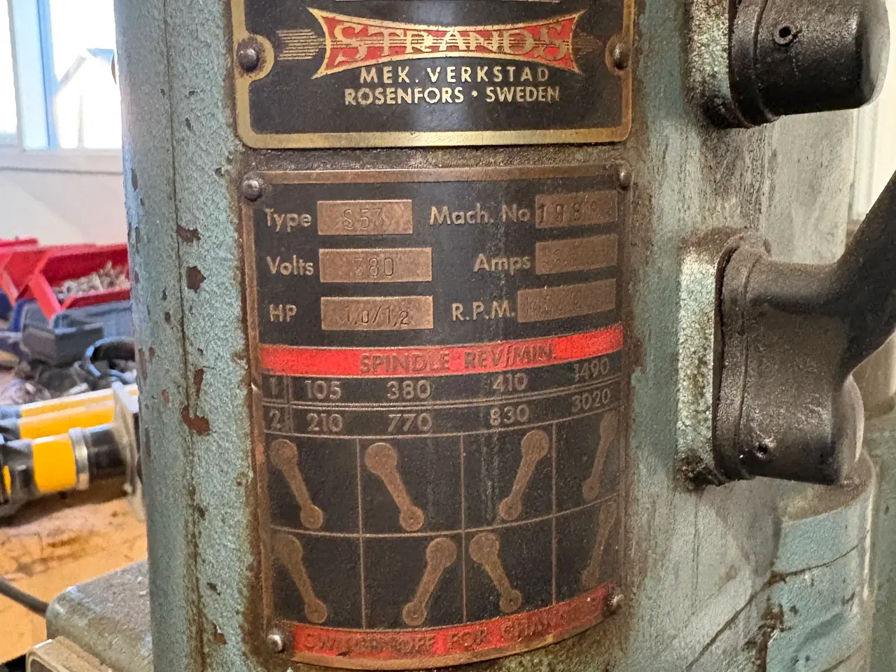 Billede 2 - Strands S53 Gear søjleboremaskine 
