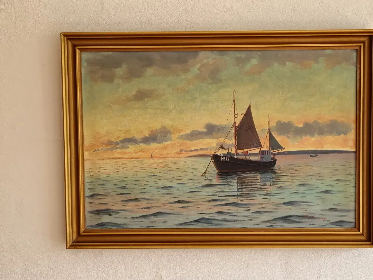 Billede 1 - King Sørensen, Oliemaleri 