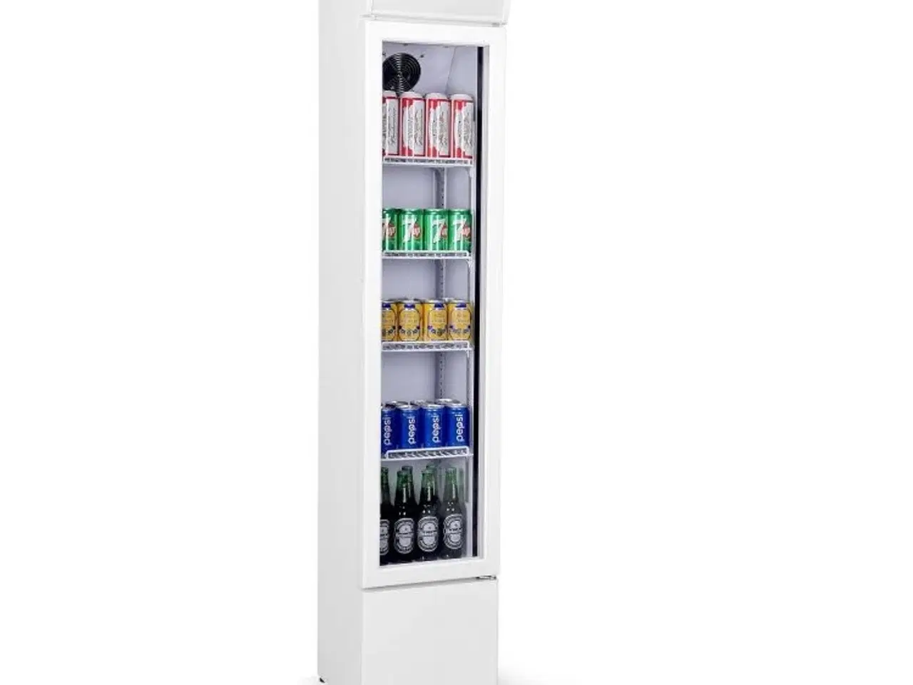 Billede 1 - Professionel display køleskab – hvid – 105 liter