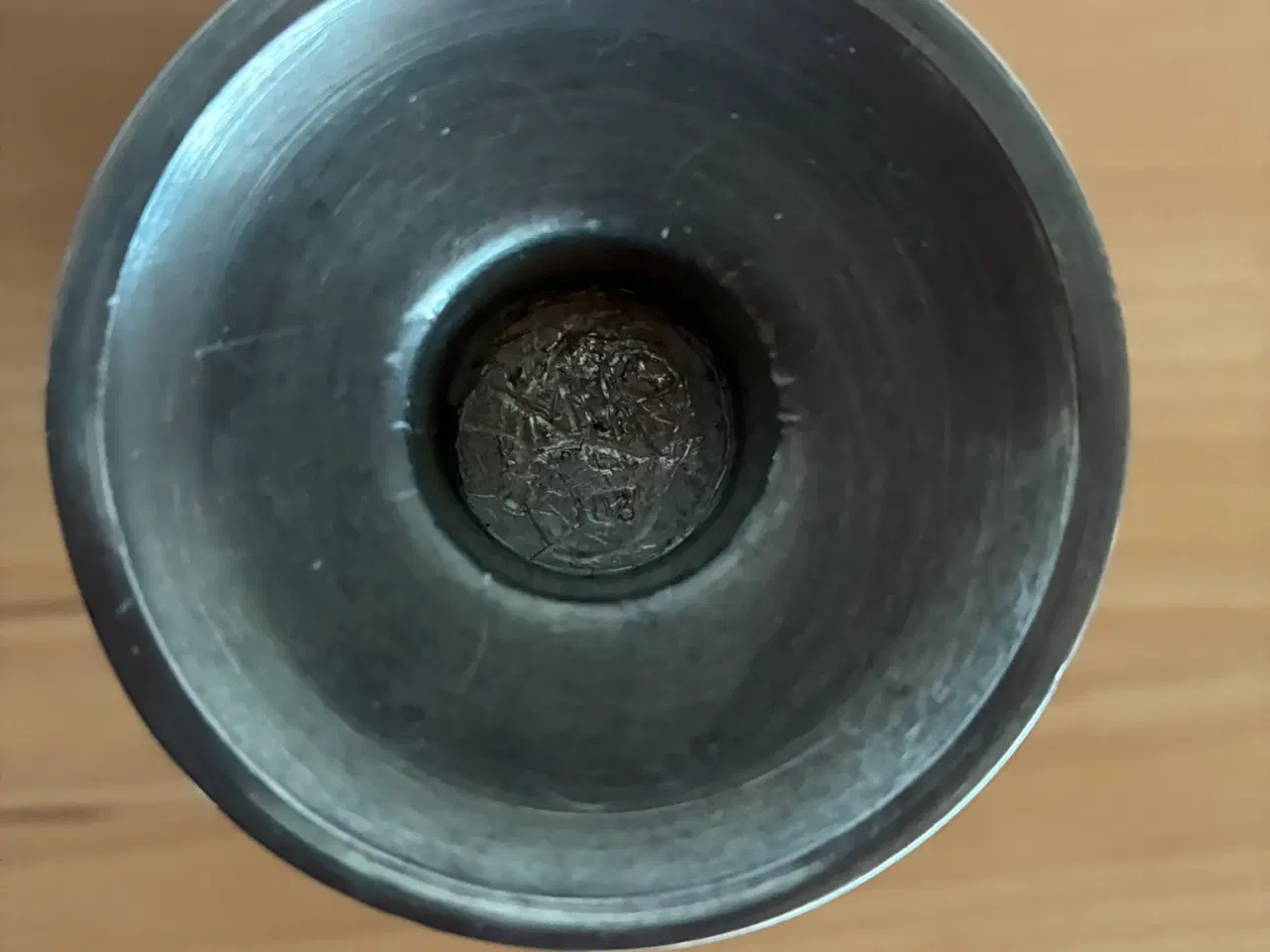 Billede 4 - Høj tin lysestage