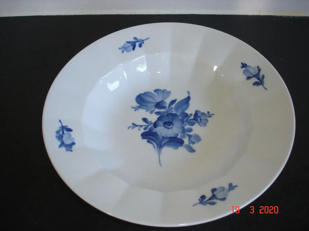Billede 2 - Porcelæn "Blå blomst"