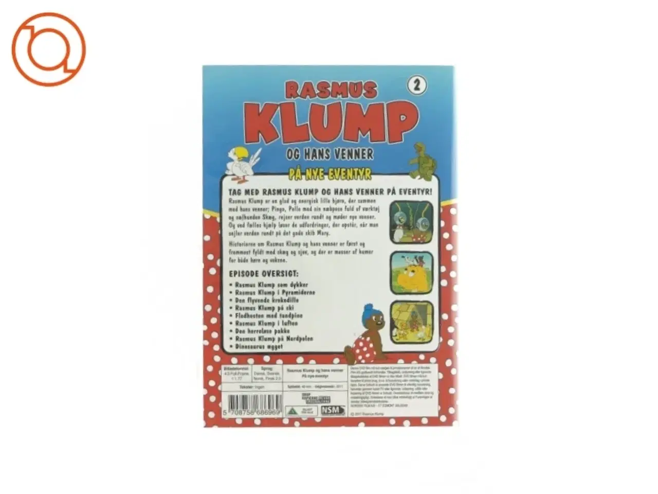 Billede 2 - Rasmus Klump og vennerne - På nye eventyr 2 (DVD)