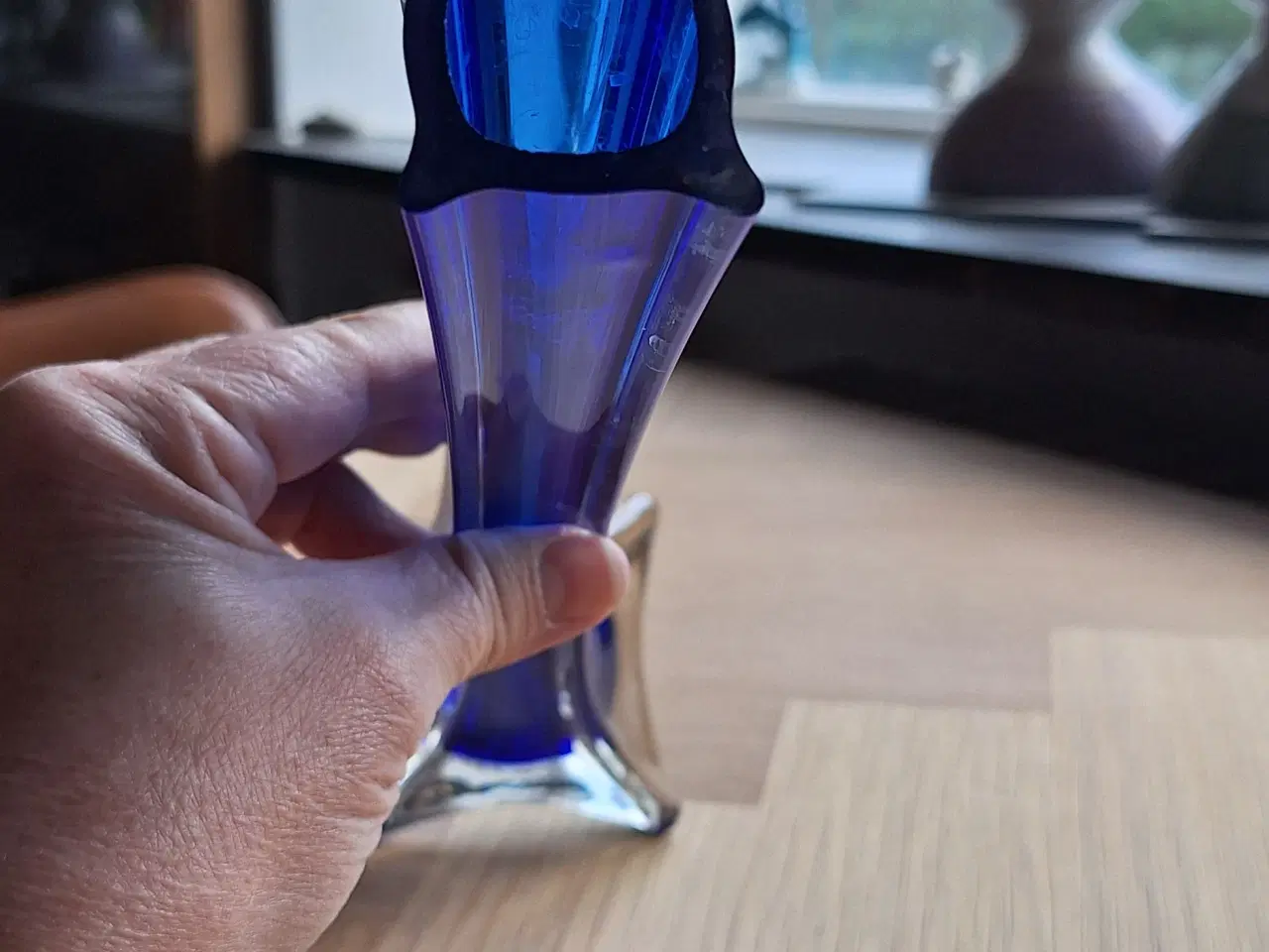 Billede 5 - Blå Murano vase